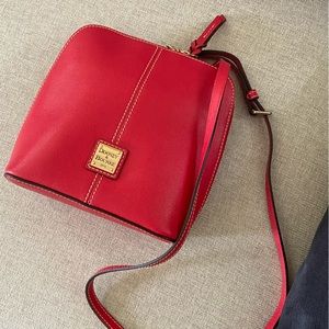 Red Saffiano Dooney and Bourke Trixie